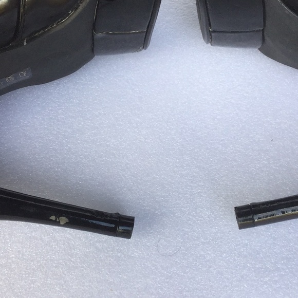 Promise platform strappy stilettos SZ 8.5 - Picture 4 of 10